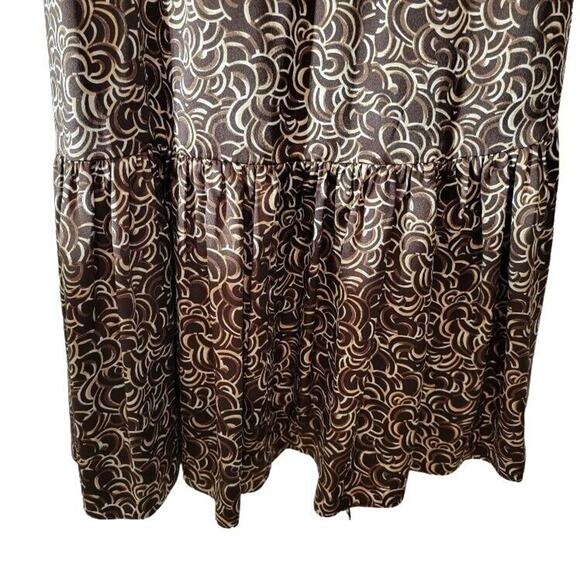 BCBG Maxazria Brown Silk Halter Dress Mini X-Small Sexy Night Out - Picture 8 of 15